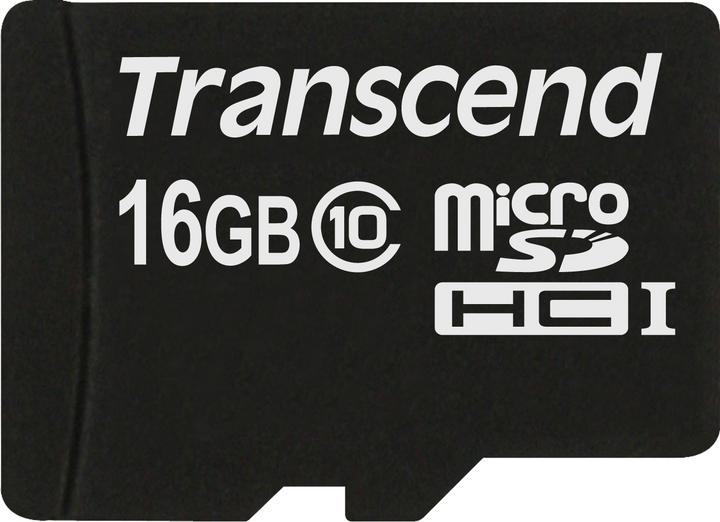 Produktbild Transcend SDHC CARD MICRO 16GB CLASS 10 (16 GB, SDHC, U1)