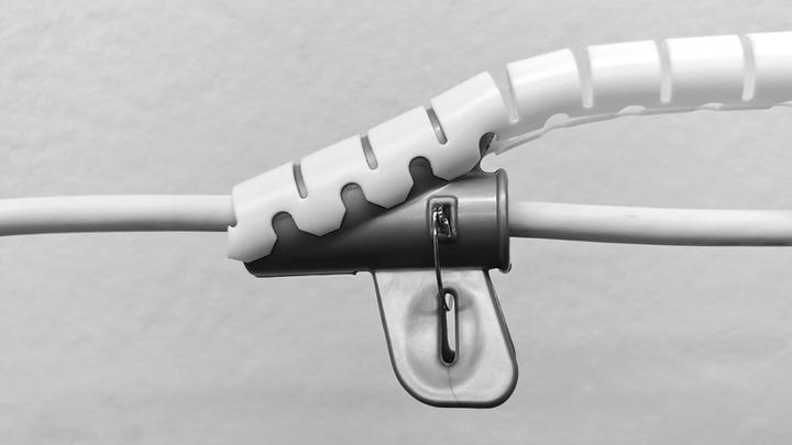 Produktbild Steffen SET FAST COVER Kabelschutzschlauch Typ 24mm weiss (Kabelschlauch, 200 cm)
