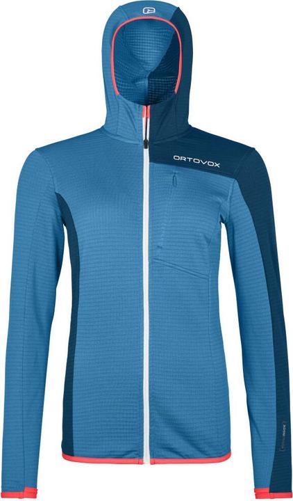 Ortovox Women's Fleece Light Grid Hooded Jacket