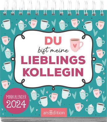 Produktbild Mini-Monatskalender Du bist meine Lieblingskollegin 2024 (115 x 115 mm, Deutsch)