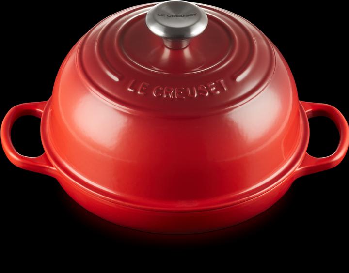 Produktbild Le Creuset Bräter für Brot 24cm kirschrot (24 cm, Bräter + Schmortopf, Gusseisen)