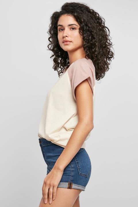 Image du produit Urban Classics Tee Raglan contrasté pour les femmes (L)