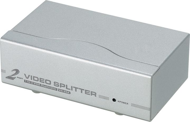 Image du produit Aten VS92A, répartiteur VGA à 2 ports avec amplificateur de signal jusqu'à 30m