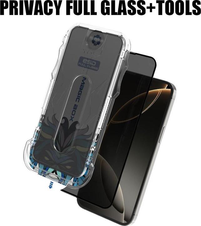Immagine prodotto Lito Vetro blindato privacy incluso strumento di installazione (1 Pezzo/i, Apple iPhone 16 Pro Max)