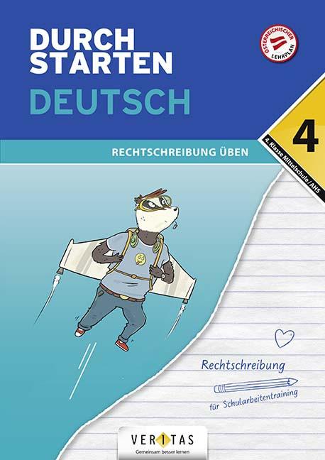 Produktbild Durchstarten Deutsch 4. Klasse Mittelschule/AHS Rechtschreibung übenn (Deutsch, Vera Igler, 2021)