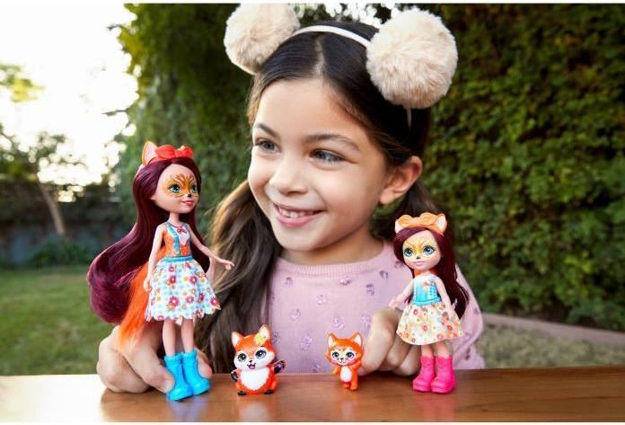 Actual product image Enchantimals FELICITY FOX™& FLICK™ FEANA FOX™ & MIXTE™ Dolls