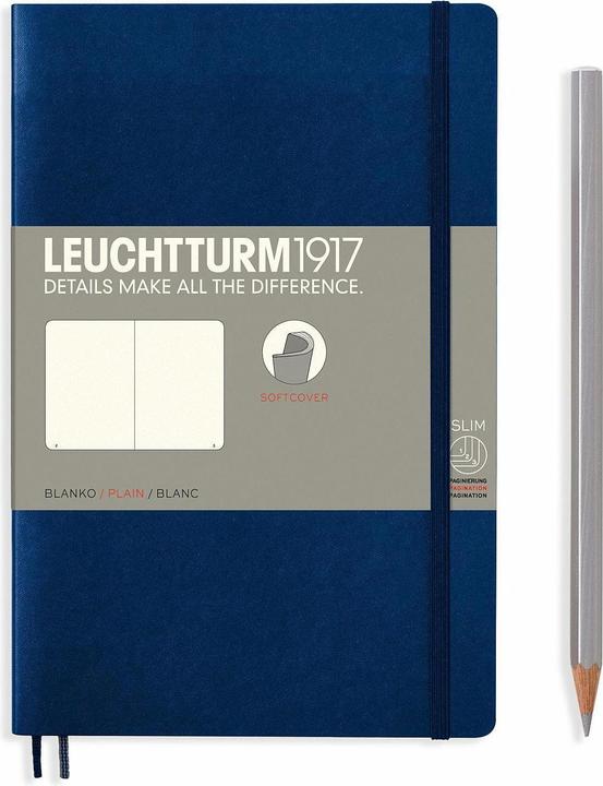 Immagine prodotto Leuchtturm1917 Taccuino con copertina morbida in brossura B6 (B6, Nessuna, Copertina morbida)