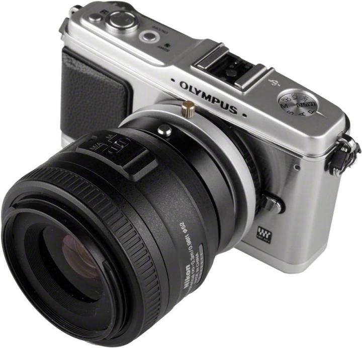 Immagine prodotto Kipon Adattatore di inclinazione obiettivo Nikon F per fotocamera MFT