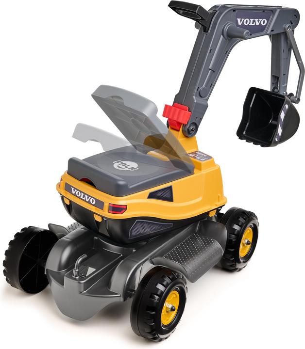 Actual product image Falk Toys Volvo Bagger mit Klappsitz