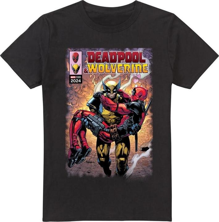 Image du produit Deadpool & Wolverine - T-shirt WOLVERINE SAVES DEADPOOL - Homme (M)