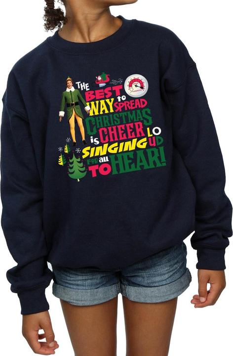 Immagine prodotto Elf Christmas Cheer Felpa Ragazze (140, 146)