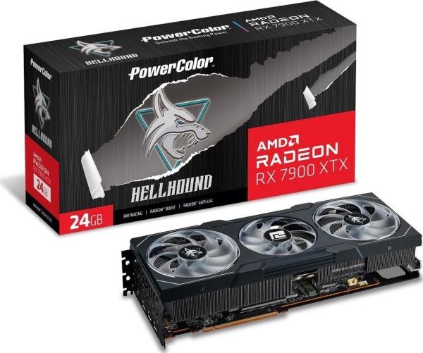 Actual product image Powercolor Radeon RX7900XTX Hellhound (24 GB)
