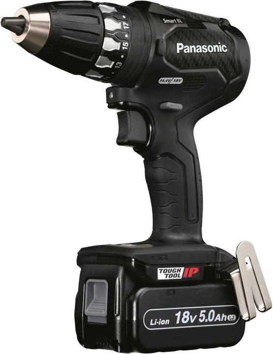 Panasonic Akku-Bohrschrauber 14.4V/18V inkl. 2x18V/5.0Ah undLadegerät in Systainer (Akkubetrieb)