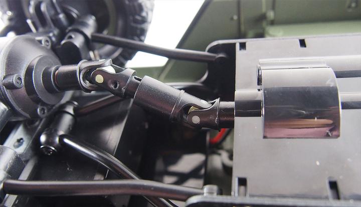 Produktbild Amewi RC AMX U.S. Militär Geländewagen RTR 4WD 1:14 Military green (RTR Ready-to-Run)