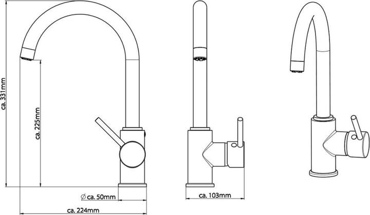 Produktbild Schütte CASALLA Spültischarmatur Niederdruck