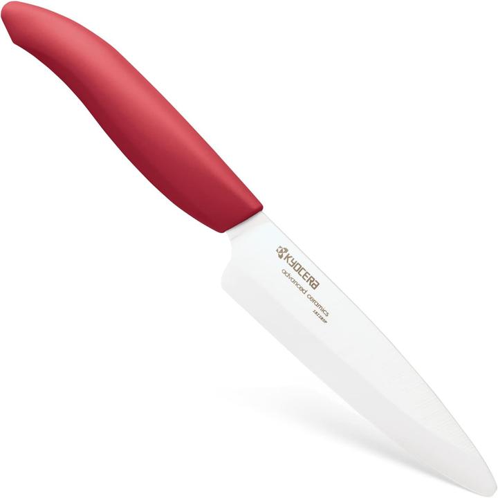Produktbild Kyocera Keramik Allzweckmesser FK-110WH-RD Rot (11 cm)