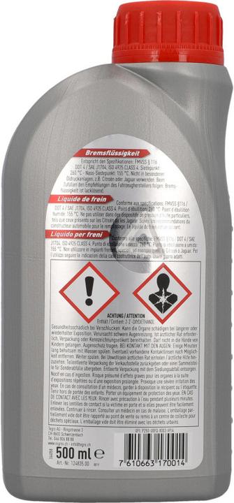 Immagine prodotto Nigrin Liquido dei freni DOT4 (0.50 l)