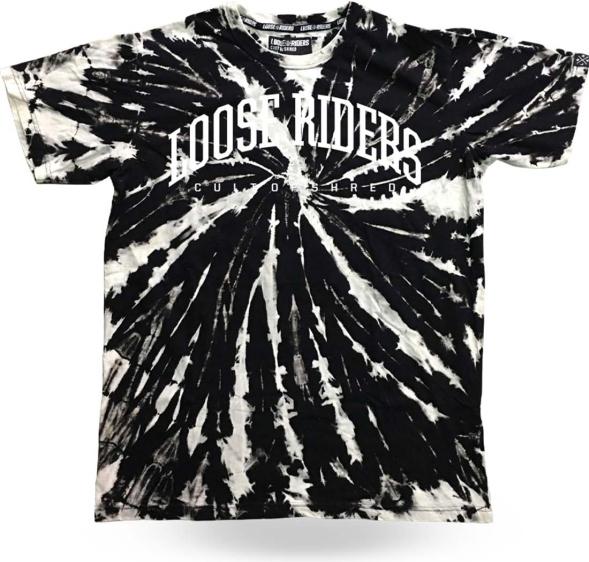 Loose Riders Tie Dye Black Tee
