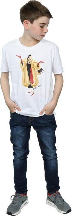 Actual product image Disney Boys 101 Dalmatians Classic Cruella De Vil T-Shirt (128)