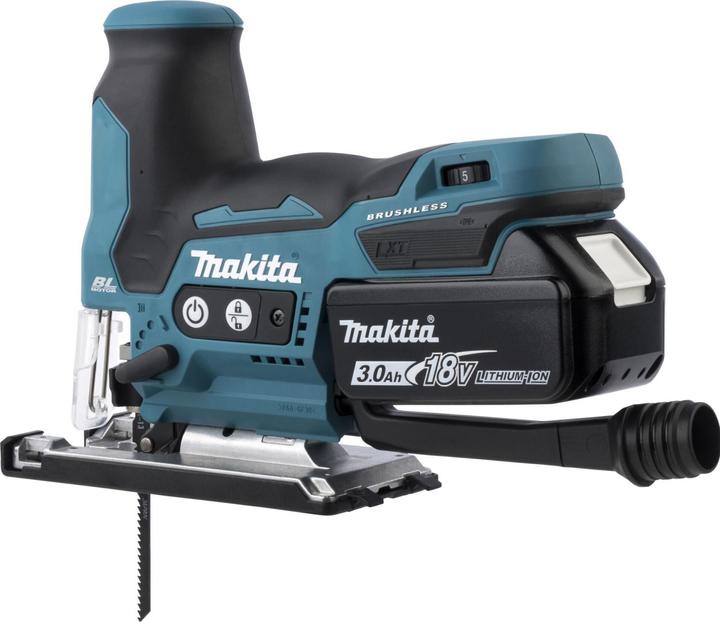 Produktbild Makita DJV 185 RF1J Akku PendelhubstichsÃ¤ge 18 V Brushless + 1x Akku 3,0 Ah + LadegerÃ¤t + Makpac