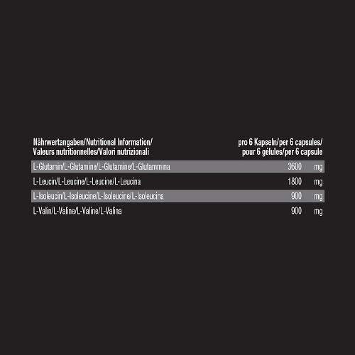 Immagine prodotto Weider BCAA L-Glutamine (180 Pezzo/i, Pillole, 256 g)
