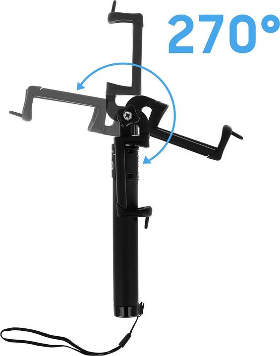 Actual product image Akashi Extendable selfie bar 18 to 80cm + trigger