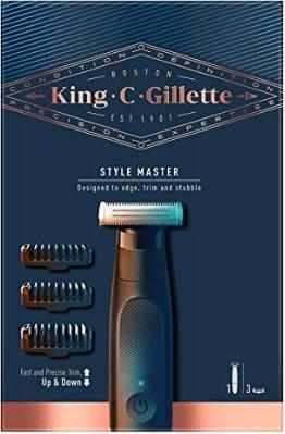 Immagine prodotto Gillette King C, Trimmer + Sovrapposizioni, 3 pezzi