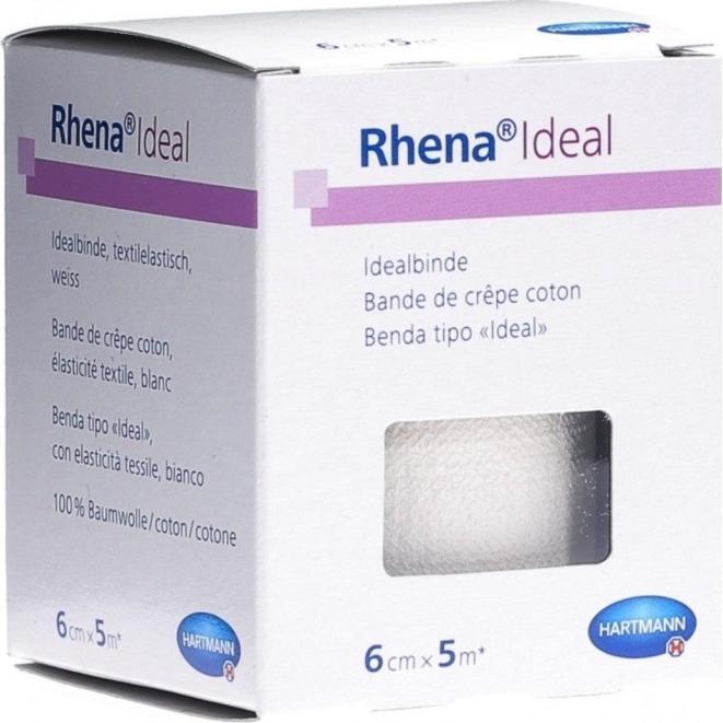 Immagine prodotto Rhena Benda elastica ideale 20cmx5m bianco 6 pezzi.