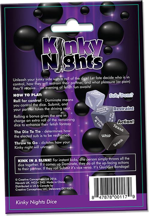 Image du produit Creative Conceptions Kinky Nights Dare Dice (Jeux de dés, Anglais)