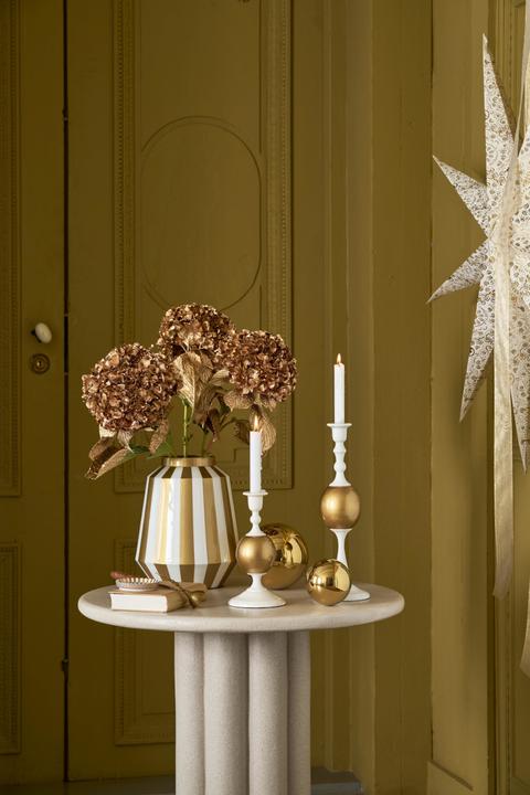 Immagine prodotto PIP Studio Portacandele in metallo Sfera media oro bianco 37 cm