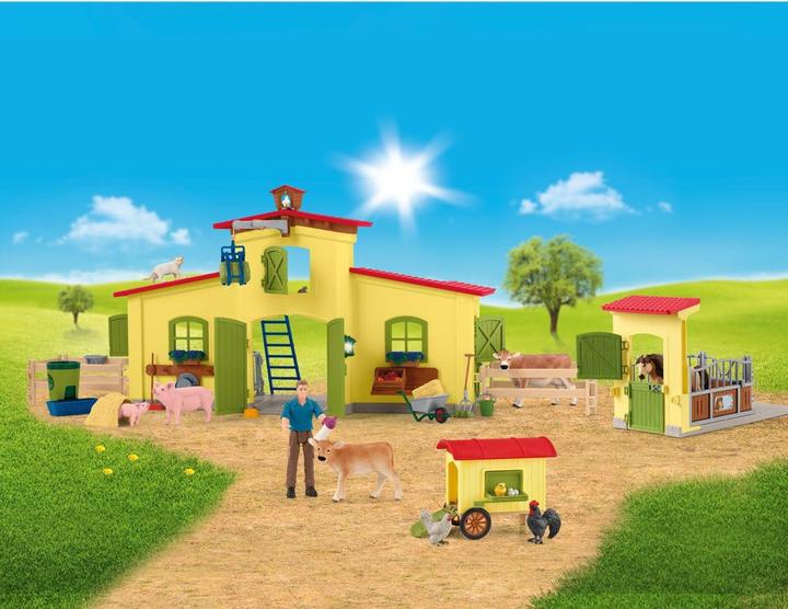 Produktbild Schleich Farm World H?hnerstall & Pferdestall