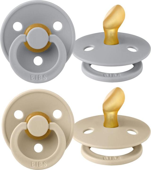 Produktbild Bibs Colour Latex Schnuller (anatomisch, 0-6 Monate), Cloud & Vanilla (2 x, bis 6 Monate)