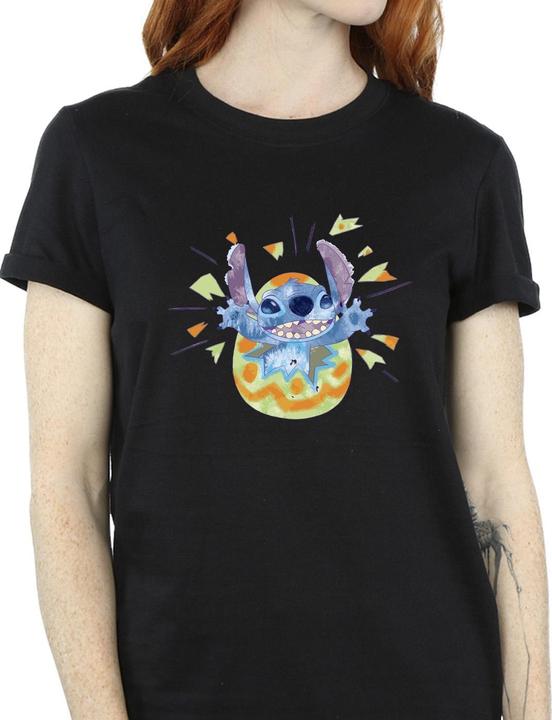 Immagine prodotto Disney Lilo & Stitch Cracking Egg Maglietta Ampia Donna (XL)