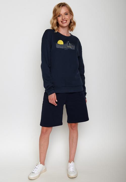 Produktbild Greenbomb Women's Animal Sloth Waves Canty Pullover (XL)