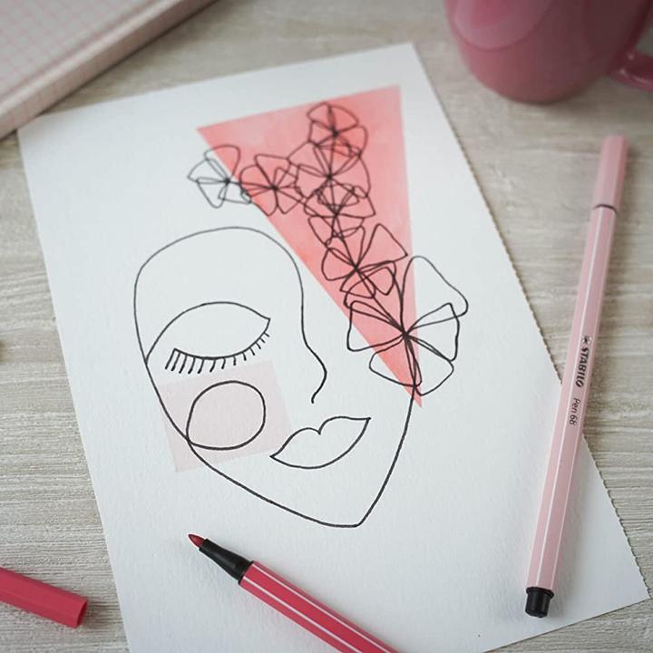 Actual product image STABILO Pen 68 (Multicoloured, 65 x)
