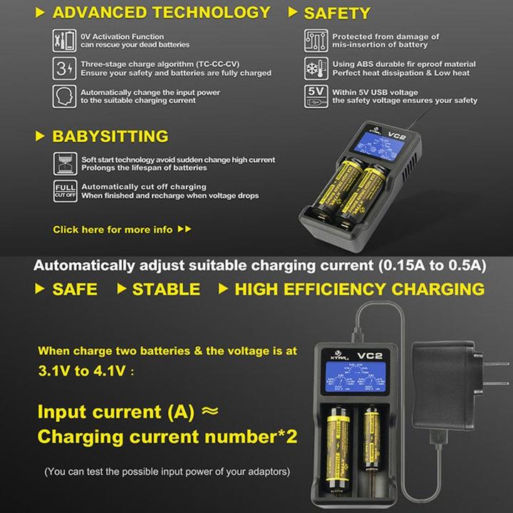 Produktbild AccuCell 2 Stück CR123A Li-ion Akku und USB-Ladegerät (2 Stk., CR123A, 760 mAh, Ladegerät inkl. Akku)