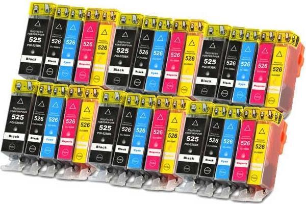 Image du produit Hermex Compatible Canon Pixma MG5150 cartouches 30 pièces (M, CF, PGBK, C, Y)