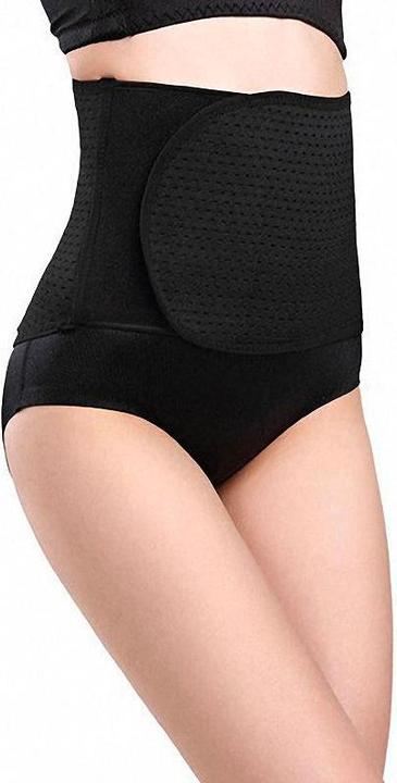 JTI Bequemes Korsett, Postpartum - Schwarz - Einheitsgrösse