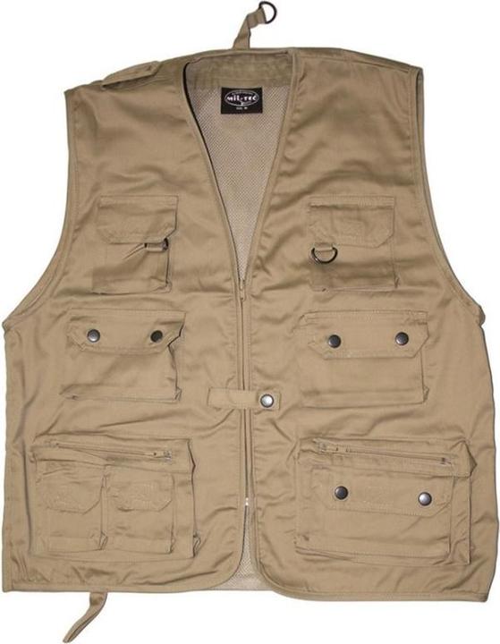 Actual product image Mil-tec Hunting and fishing waistcoat, olive (XXL)