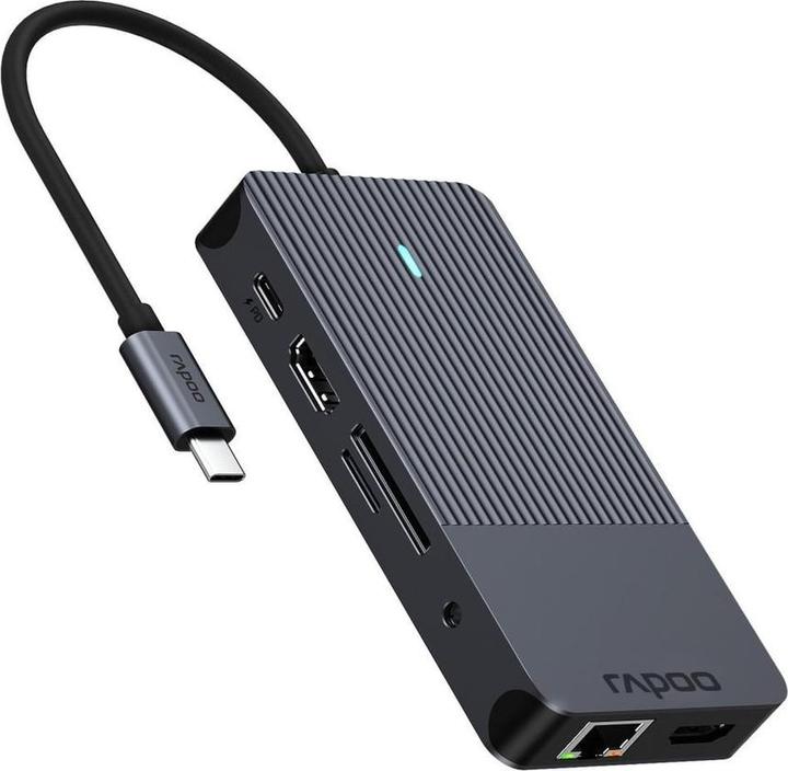 Produktbild Rapoo USB-C Multiport Adapter 10-in (USB-C, 1 Ports)