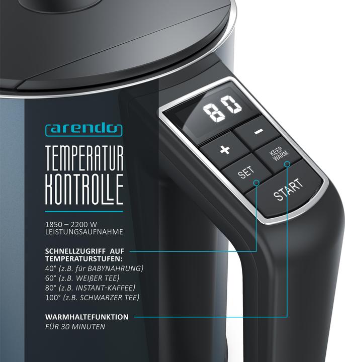 Image du produit Arendo Bouilloire électrique (1.50 l)