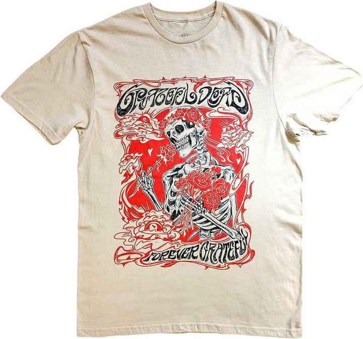 Actual product image Grateful Dead Unisex Adult Forever Red Frame T-Shirt (S)