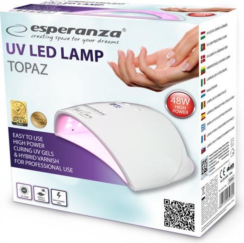 Actual product image Esperanza Nail Dryer UV + LED
