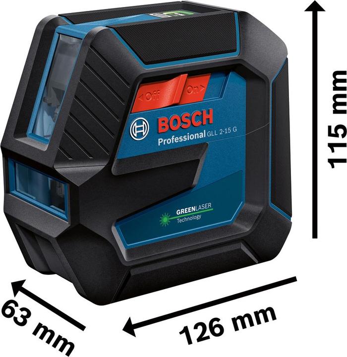 Actual product image Bosch Professional GLL 2-15 G incl. BT 150
