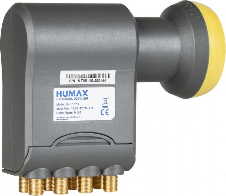 Humax LNB 182s - F - 4 cm - 60 mm - 135 mm - 115 mm - 470 g (Octo LNB, 40mm)