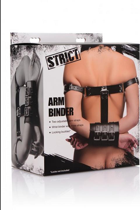 Actual product image XR Brands Arm Binder Harnas Met Boeien