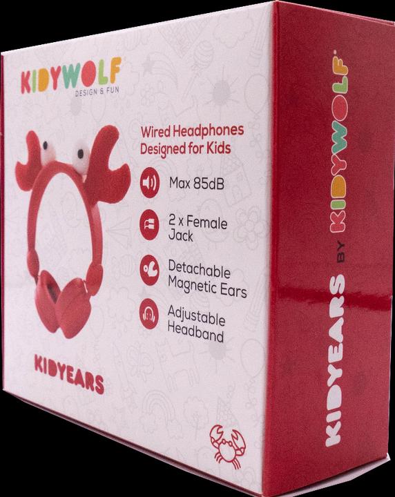 Actual product image Kidywolf Headphone Crab