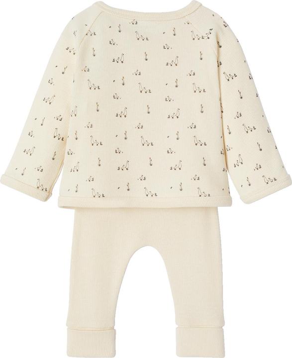 Produktbild Vertbaudet Bio-Kollektion: Baby Geschenk-Set: Jacke, Hose, Mütze & Halstuch mit Gänsen (68)