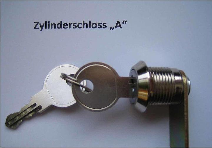 Actual product image SafePost Cylinder A for letterbox