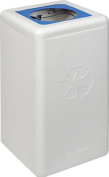 Immagine prodotto ReinigungsBerater Sistema di raccolta differenziata BrickBin bidone della carta bianco blu 65 L porta sacchetti (65 l)